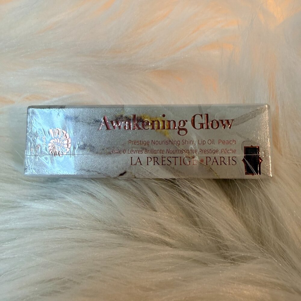 La Prestige Paris Awakening Glow Shiny Lip Oil Peach
